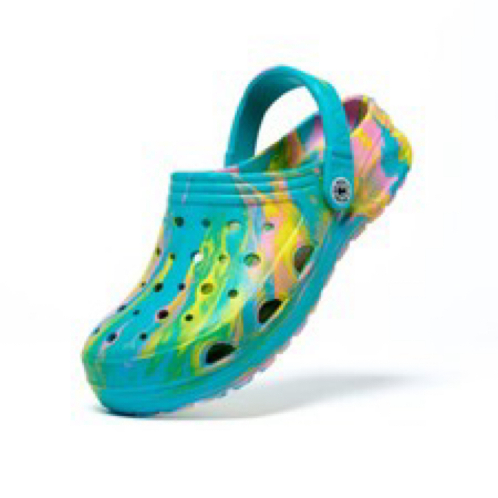 Boys and Girls Marble Clogs Size 1